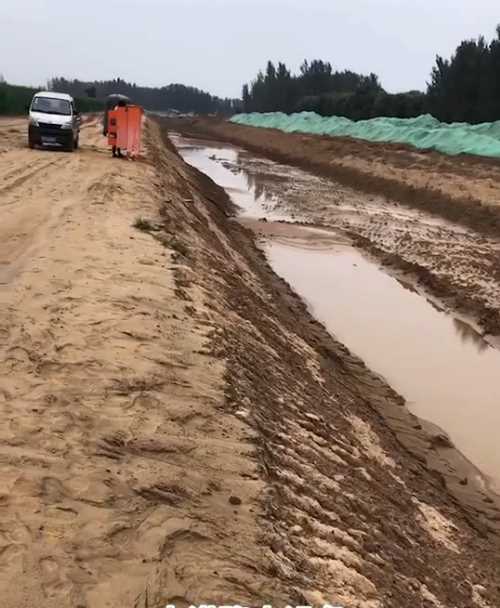 滨州滨城区河道降水